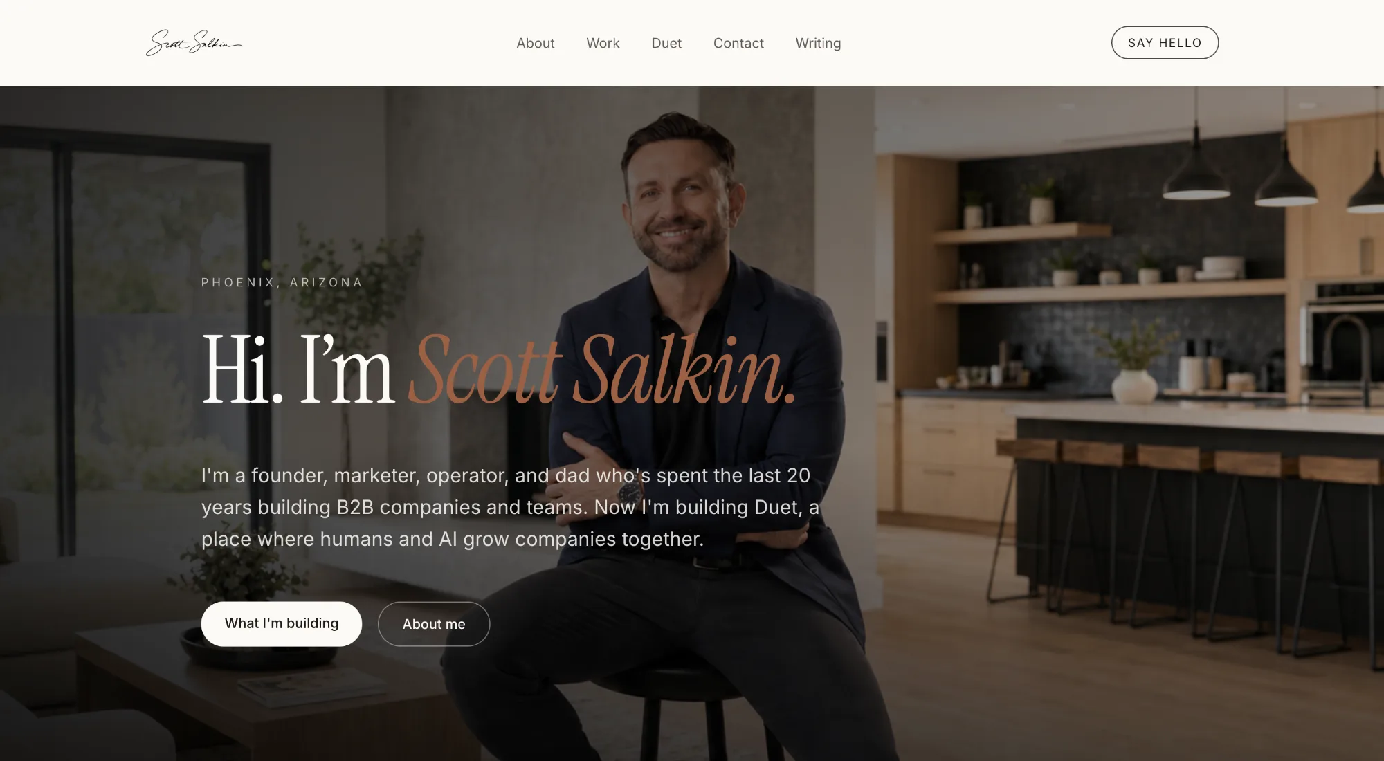 The homepage of scottsalkin.com