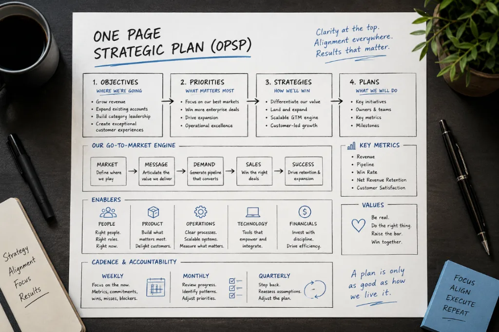 One Page Strategic Plan